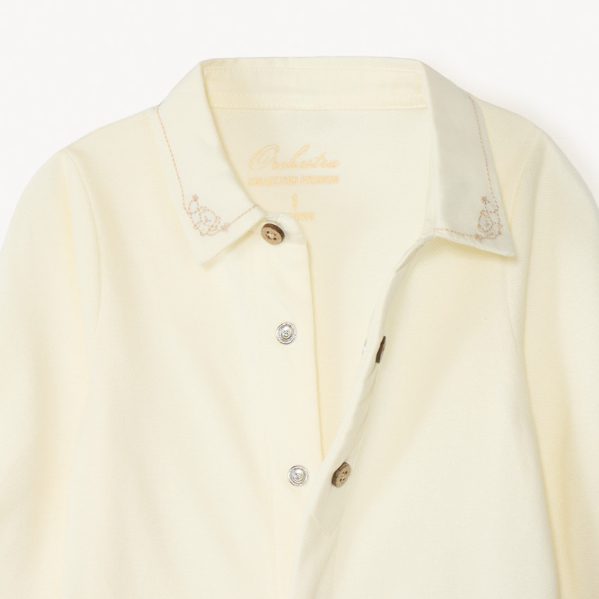 Dors-bien manches longues col polo pour bébé garçon 