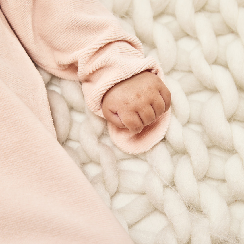 Dors-bien en velours fantaisie patch oiseau pour bébé fille 