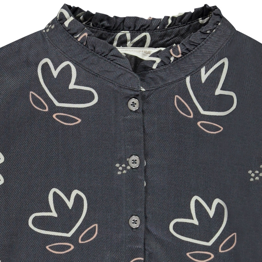 Tunique en toile imprimé arty pour fille  