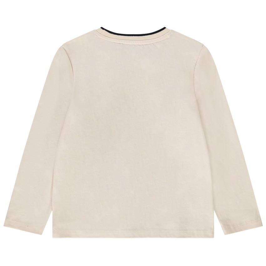 T-shirt manches longues avec print en relief pour garçon 