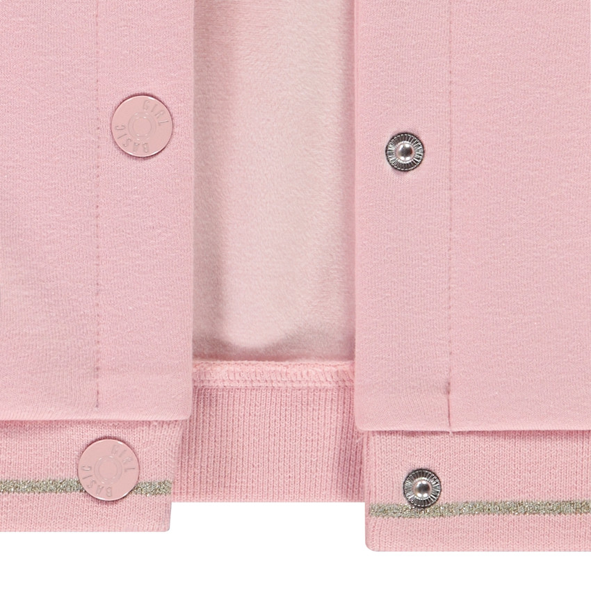 Veste teddy en molleton contrecollé sherpa patch NY pour fille 