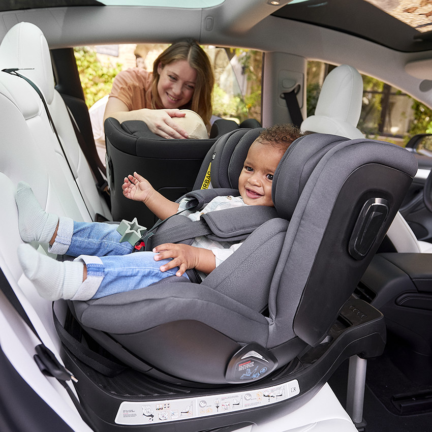 Siège-auto pivotant i-Twist i-Size gris foncé 