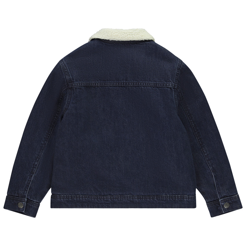 Veste en jean doublée sherpa pour garçon 