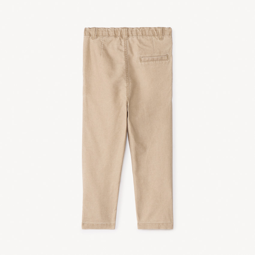 Pantalon en toile armurée unie pour bébé garçon 