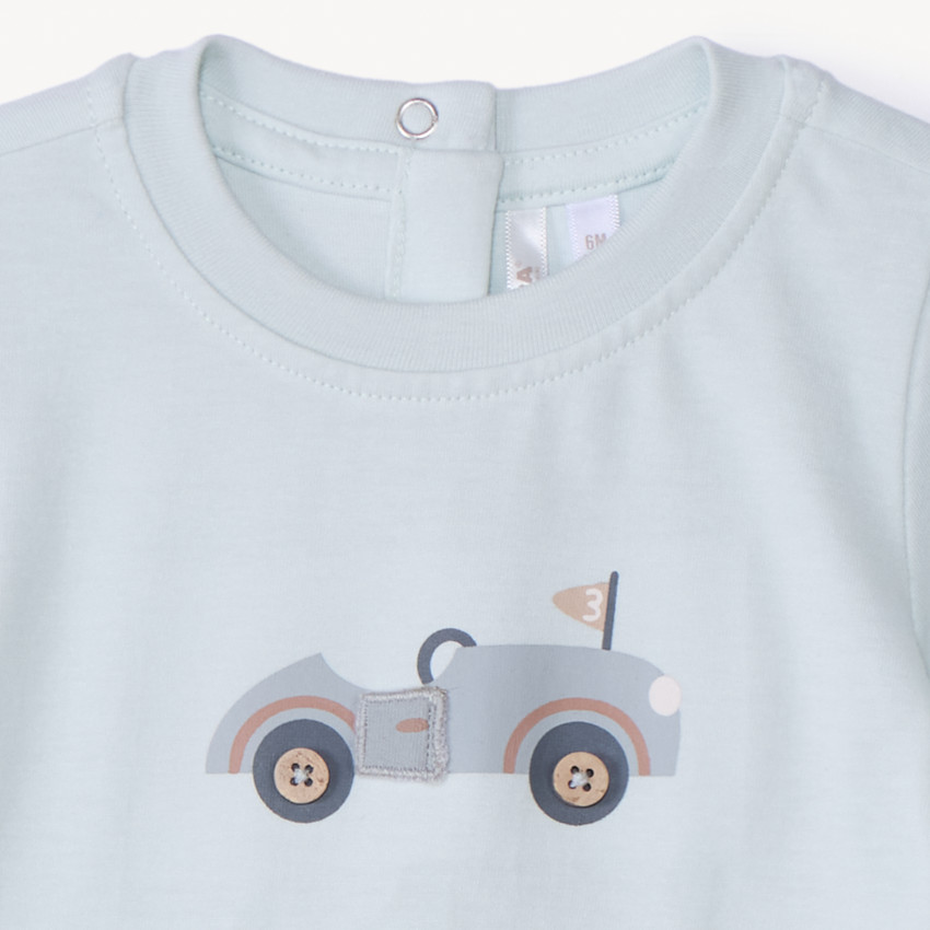 Ensemble 2 pièces avec bermuda pour bébé garçon 