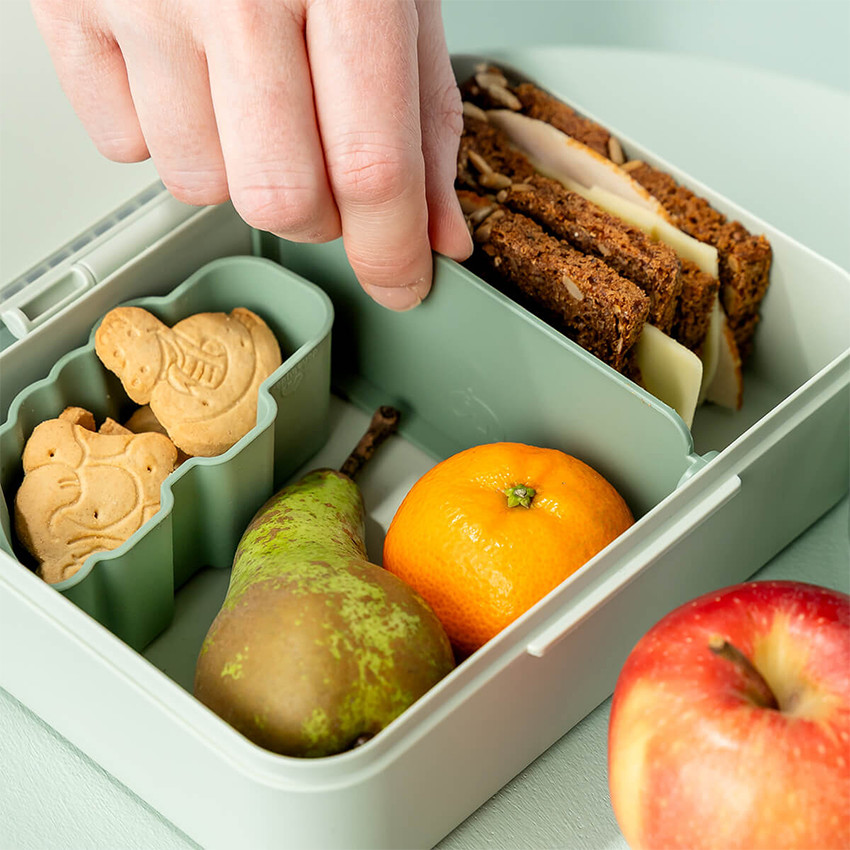 Lunchbox avec séparateur Playground vert  