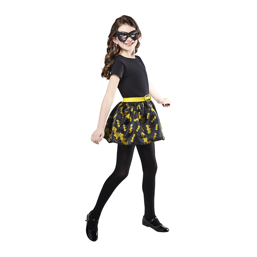 Set de déguisement 5-8 ans tutu + masque Batgirl Warner 