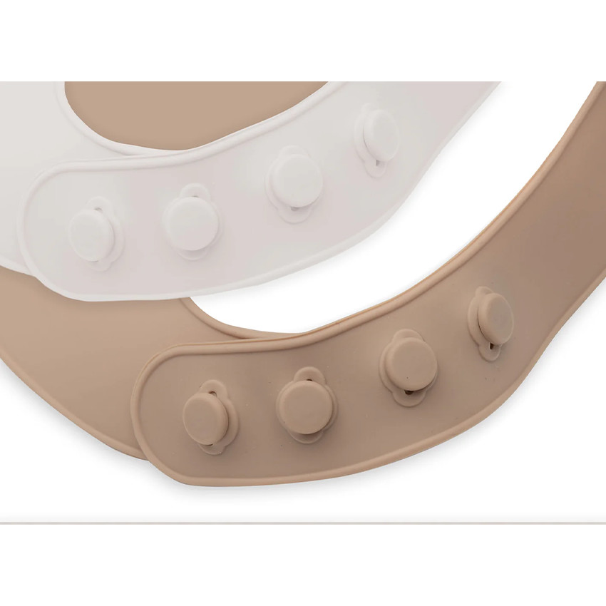 Bavoir silicone - Elephant Tales - 2 Pcs 