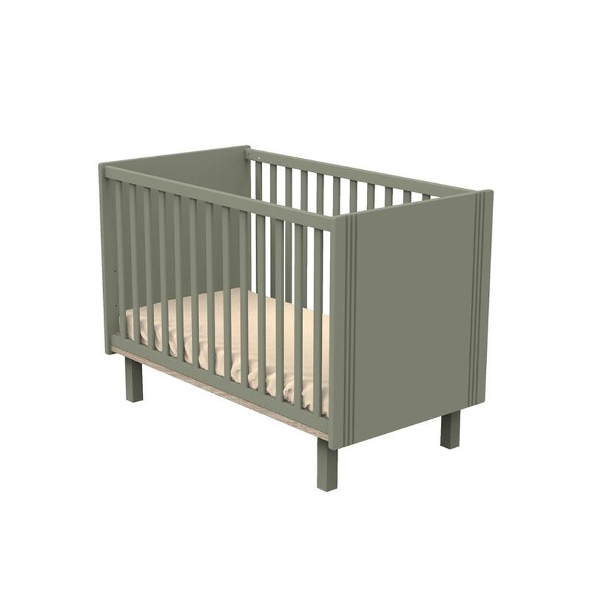 Lit bébé 60 x 120 cm - Éléonore Kaki 