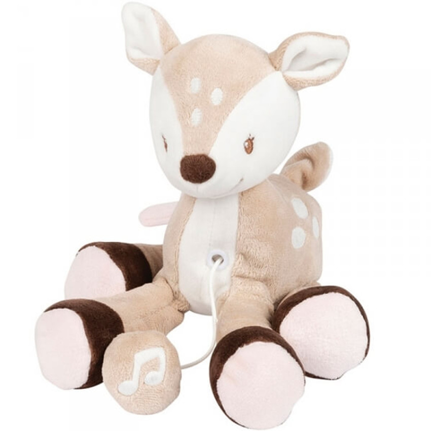 Peluche activité Fanny & Oscar - Mini musical Faon 