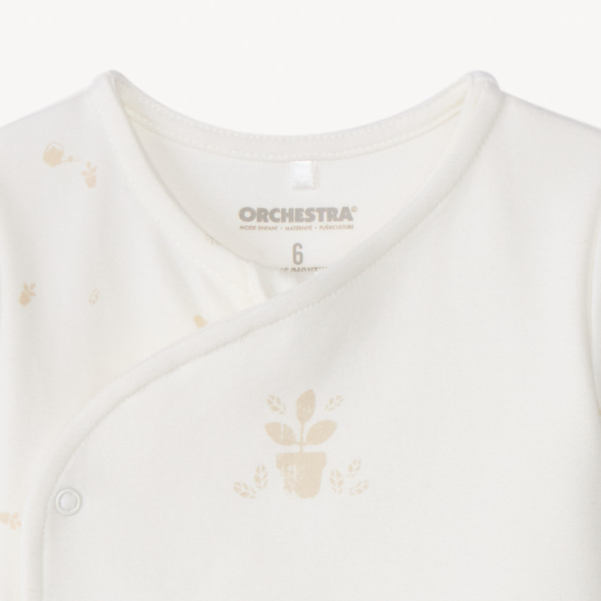 Dors-bien zippé et imprimé effet 2 en 1 pour bébé 