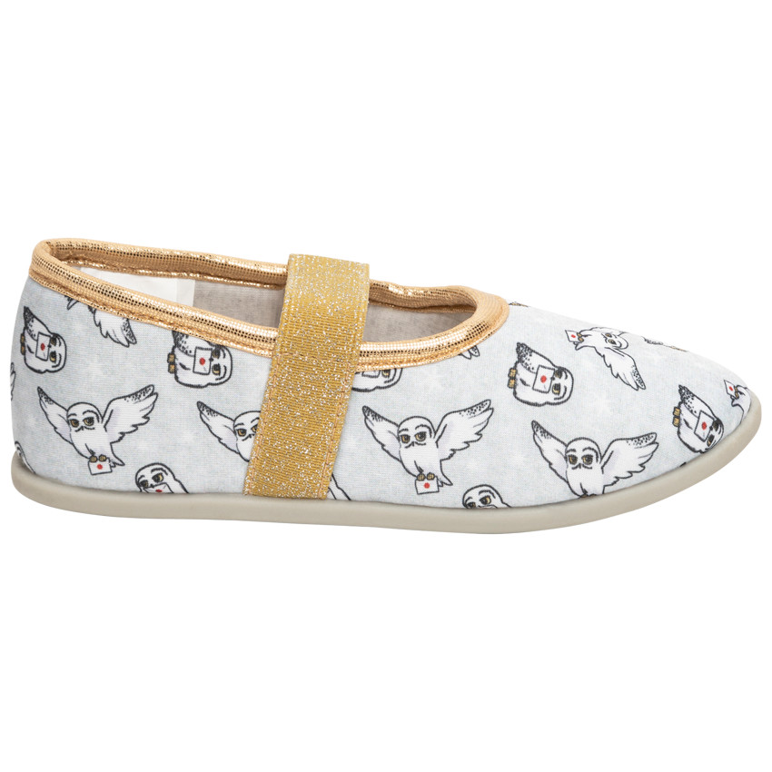 Chaussons babies imprimés Hedwige Warner fille