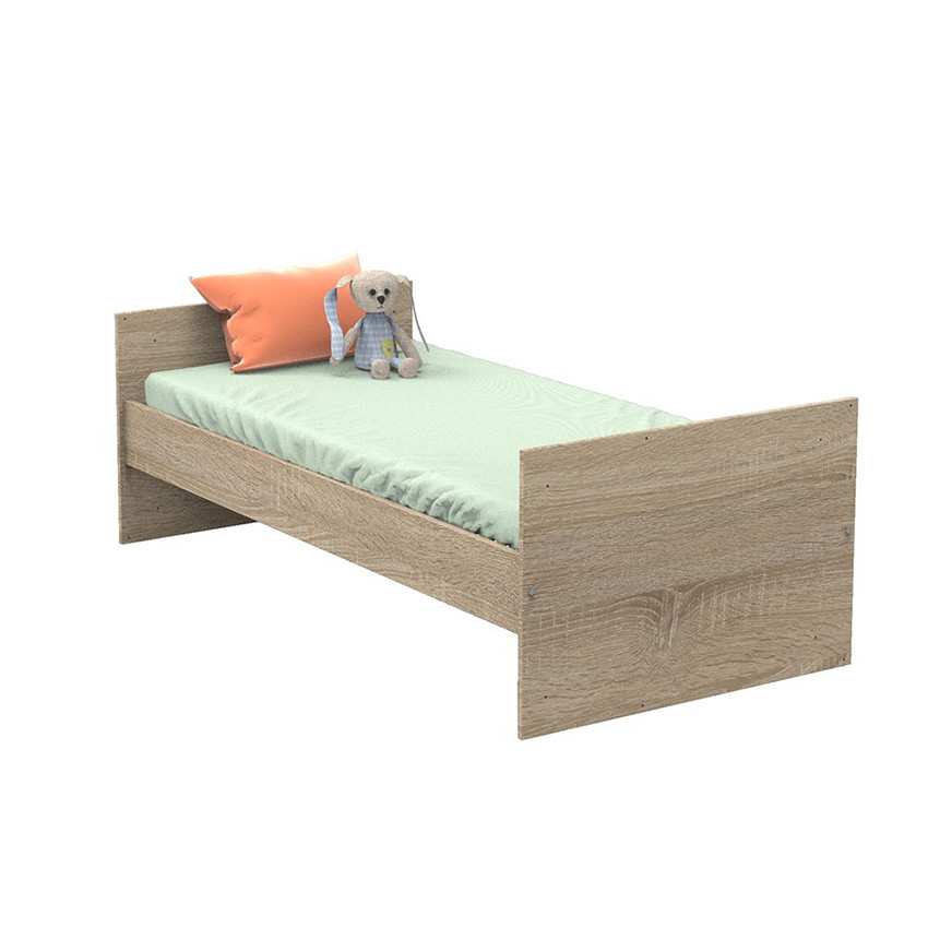 Lit combiné évolutif Nova 60 x 120 cm - Gris Volcan  