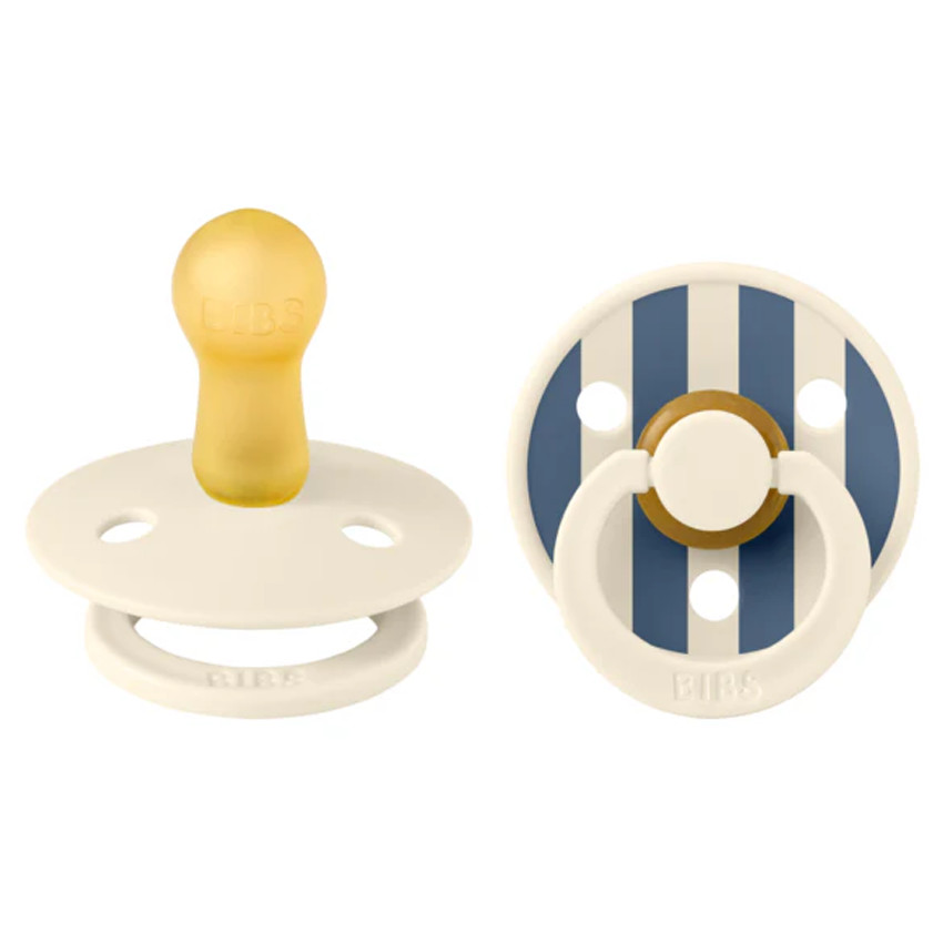 Lot de 2 sucettes Studio Colour Taille1 0-6 mois - Ivory / Steel Blue Mix 