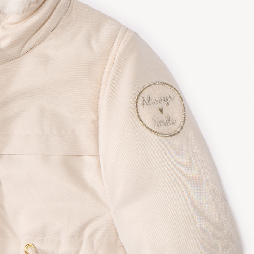 Parka Grand Froid à capuche doublée sherpa pour bébé fille 