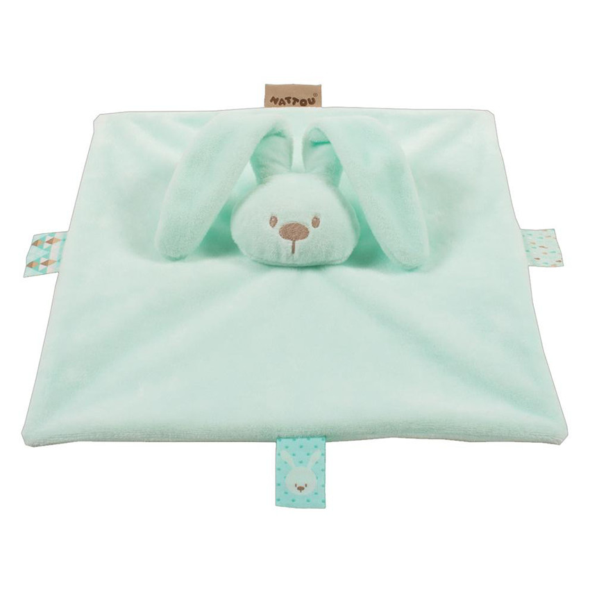 Peluche Doudou Lapidou menthe Main Peluche Doudou Lapidou menthe