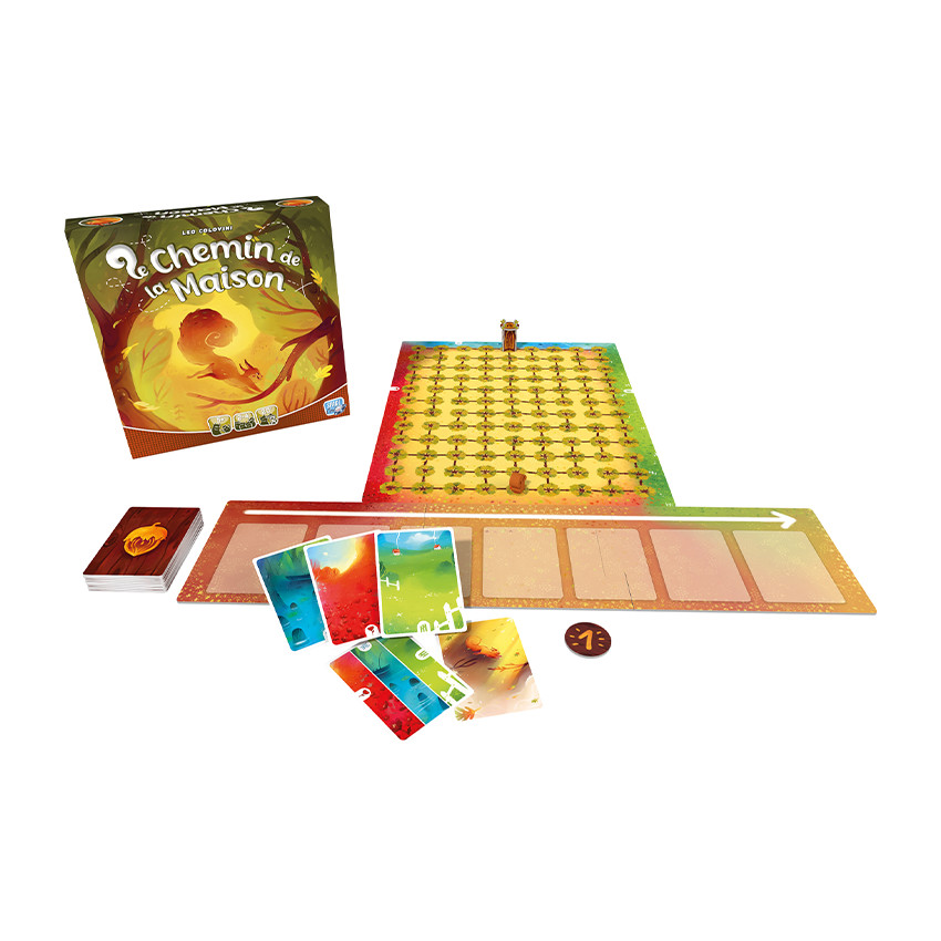 Jeu le chemin de la maison  