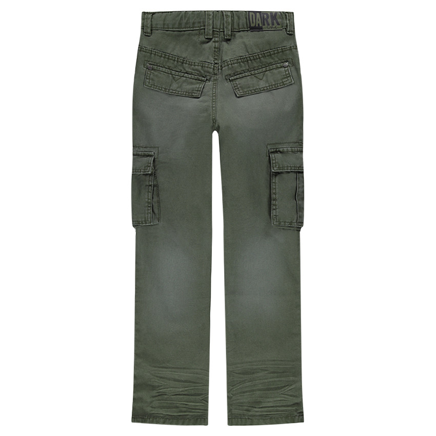 Junior - Pantalon kaki à poches esprit cargo 