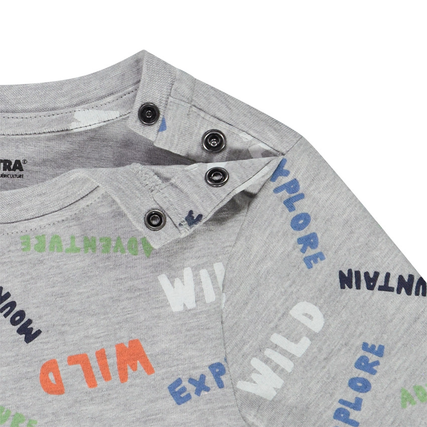 Lot de 2 t-shirts manches longues fantaisie pour bébé garçon 