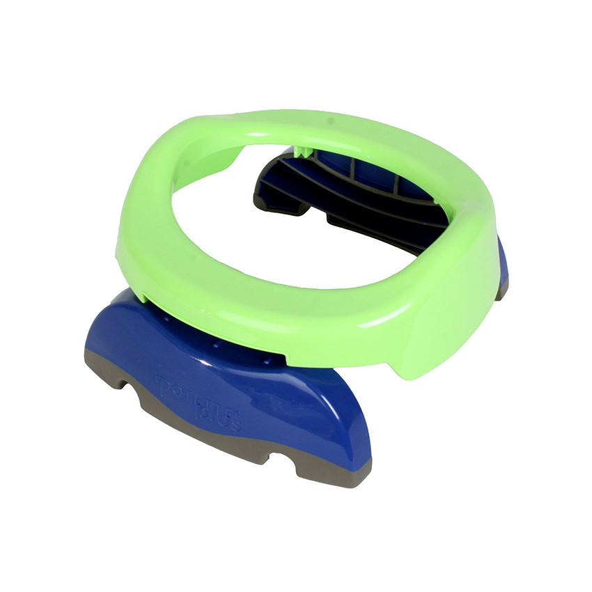 Pot de voyage/reducteur de toilettes 2 en 1 - Vert 