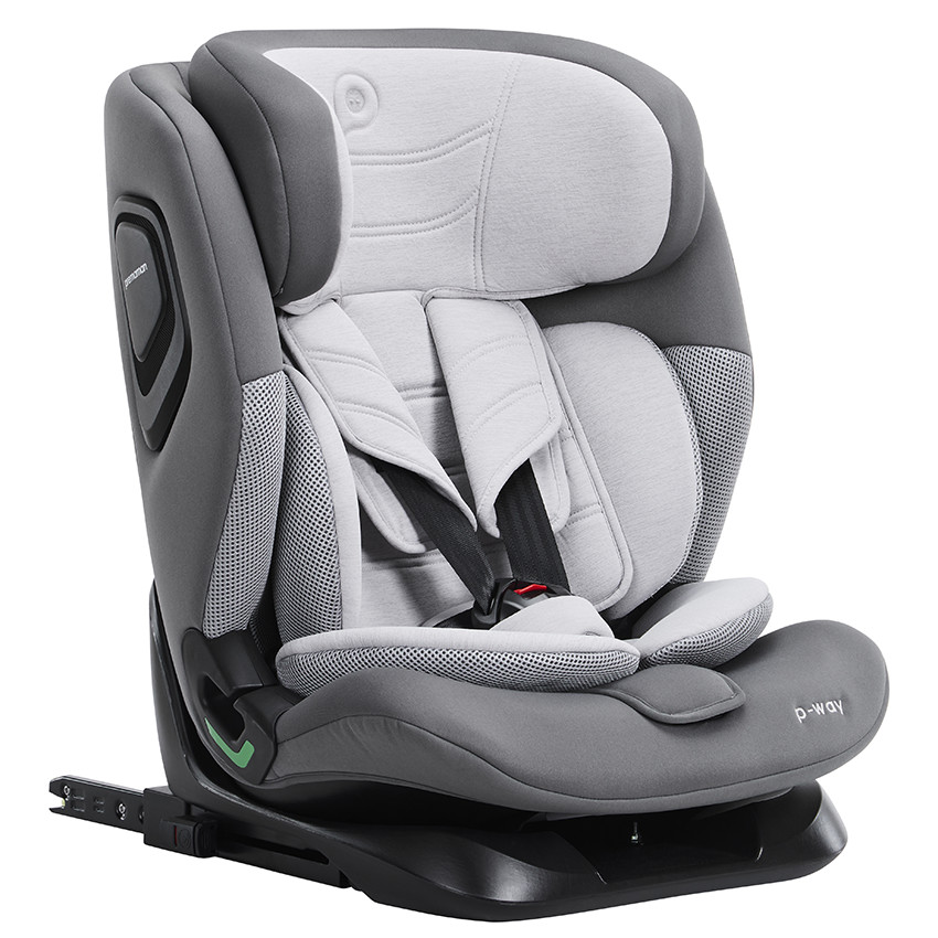 Siège-auto Isofix et i-Size 76-150 cm P-Way gris 