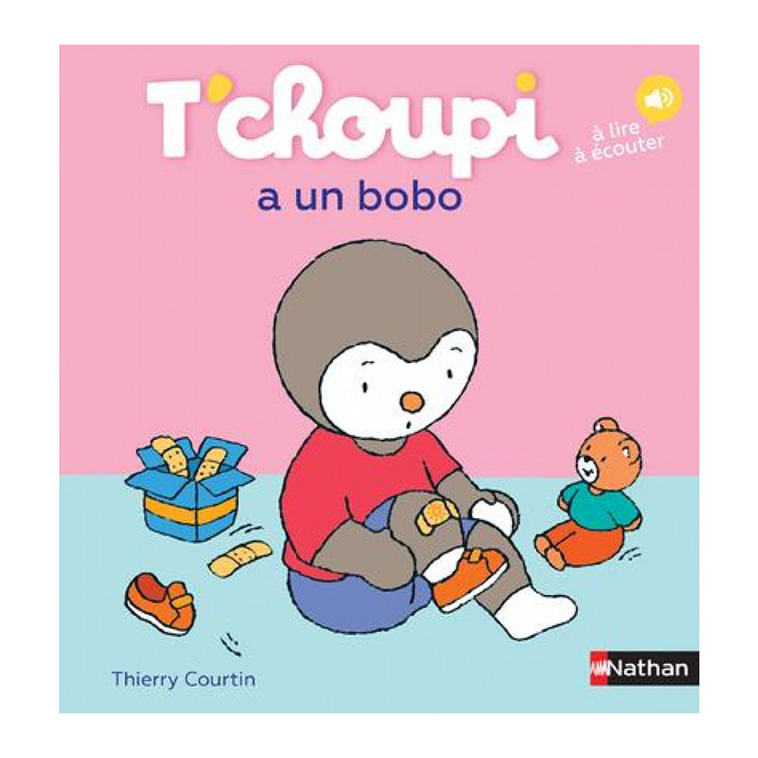 Livre T'Choupi a un bobo Main Livre T'Choupi a un bobo