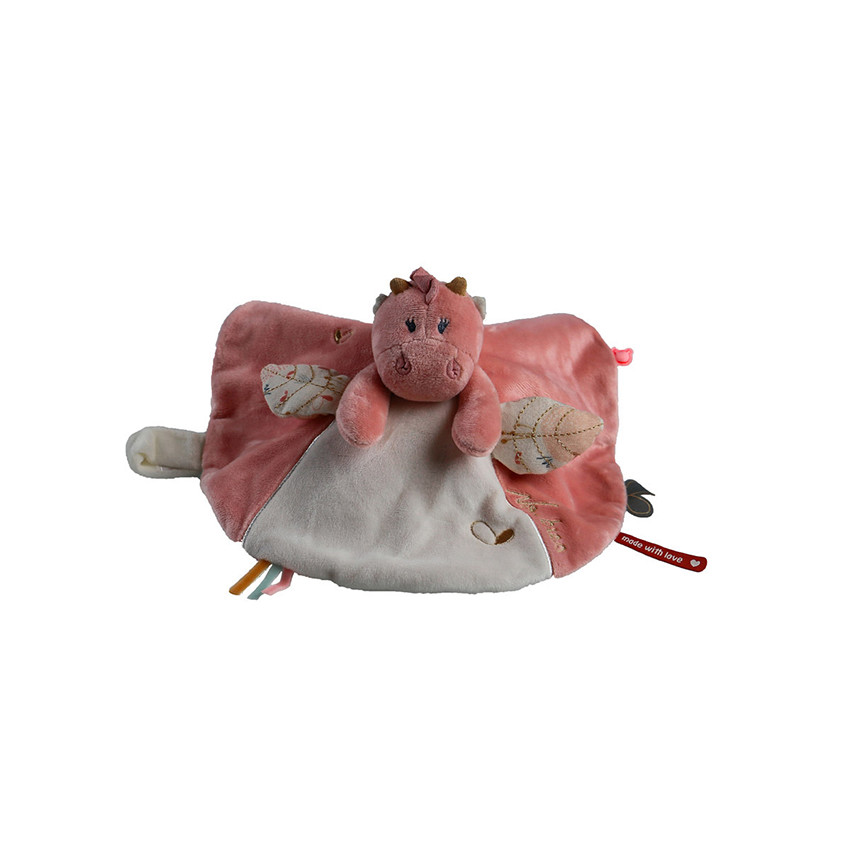 Doudou Lina & Joy en veloudoux Main Doudou Lina & Joy en veloudoux