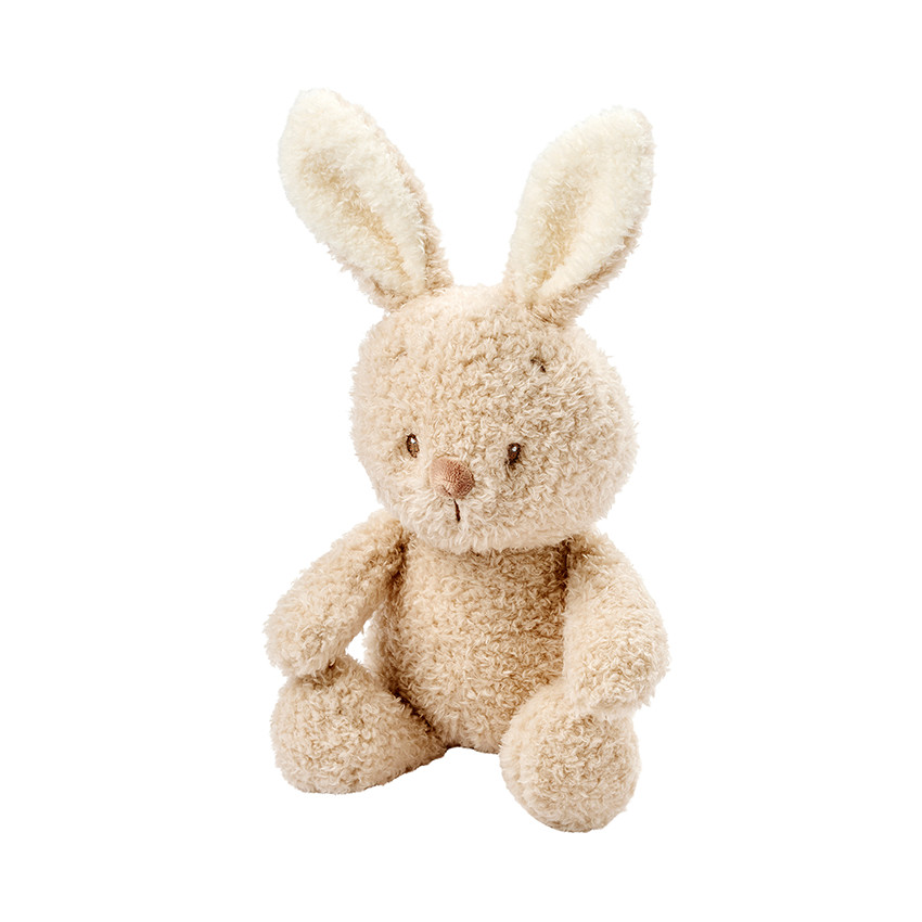 Peluche bébé lapin -25cm - Fanfan -Teddy beige 