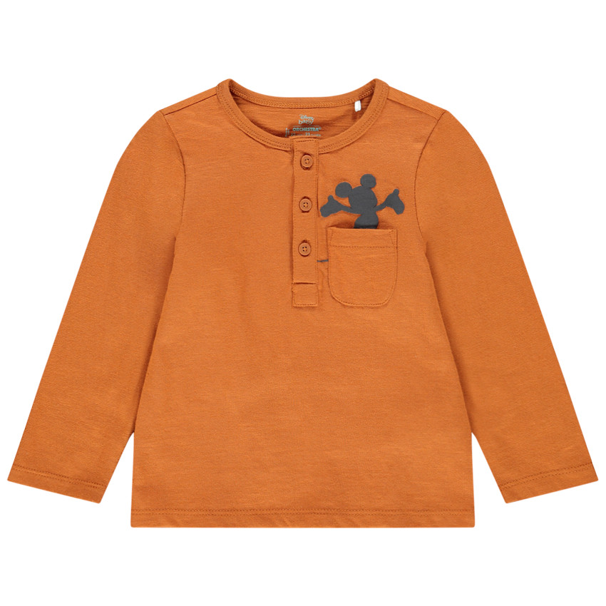 T-shirt manches longues print Mickey Disney pour bébé garçon 