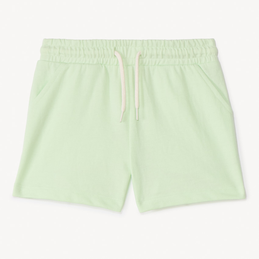 Short en maille coloris uni pour fille