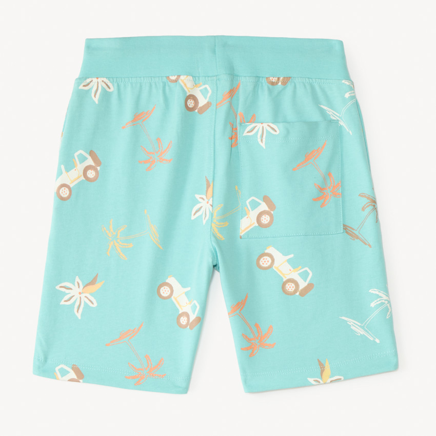 Lot de 4 bermudas fantaisie en maille pour garçon 