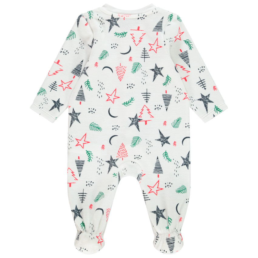 Dors-bien en velours à imprimé esprit Noël pour bébé garçon 