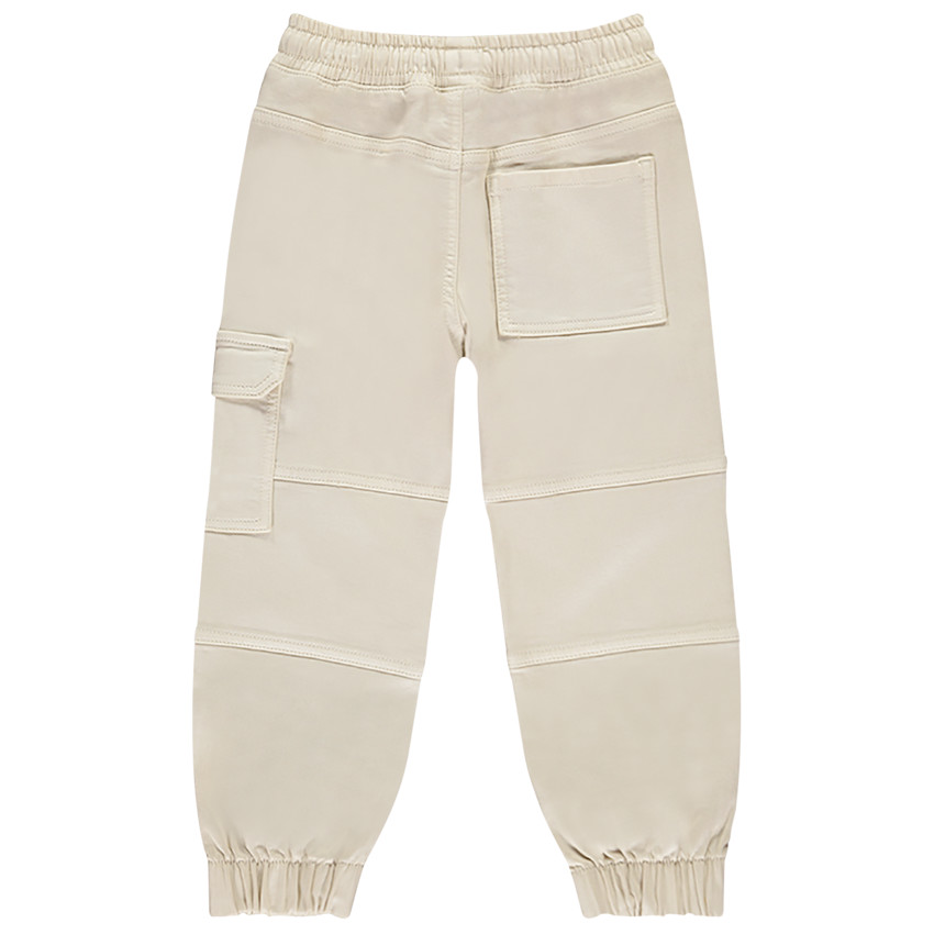 Jean uni à poches effet denim style cargo pour garçon  