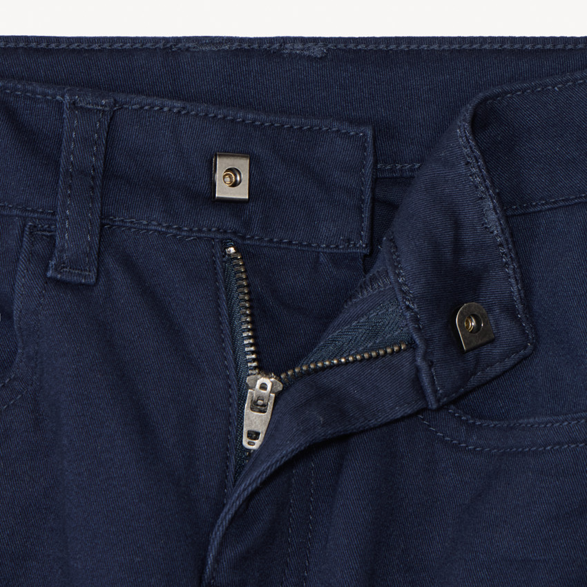 Pantalon slim uni effet crinkle pour garçon 