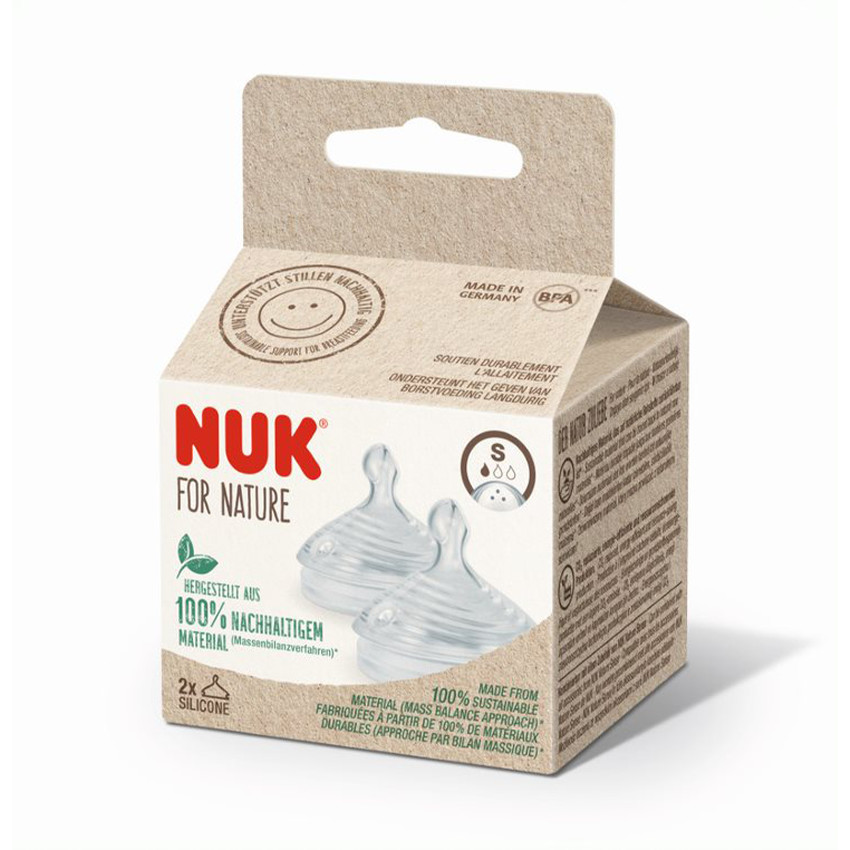 Lot de 2 tétines en silicone For Nature S 