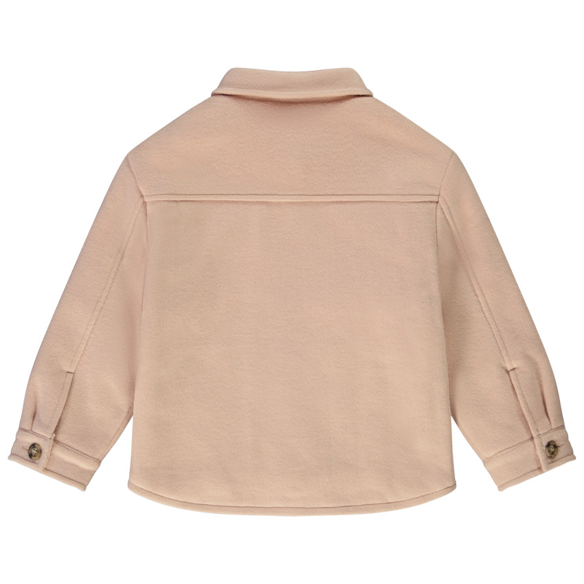 Veste surchemise en drap de laine pour fille 