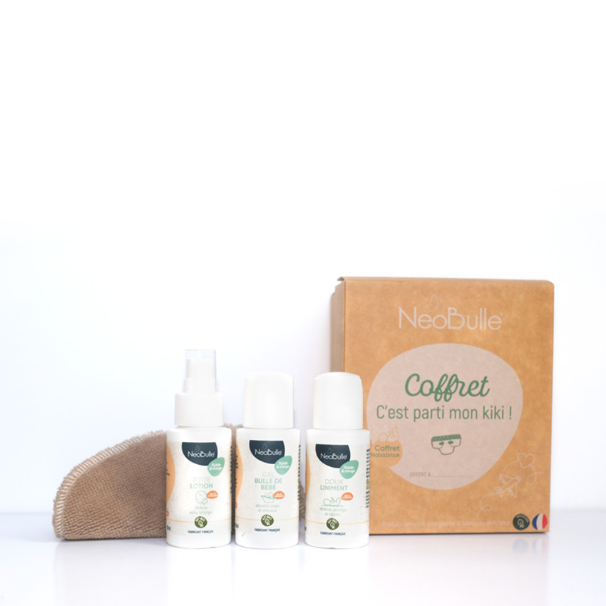 Coffret de toilette bio C'est parti mon kiki 