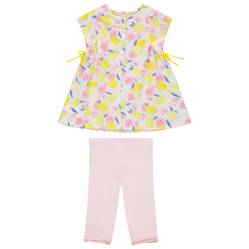 Ensemble tunique et legging imprimés pour bébé fille 