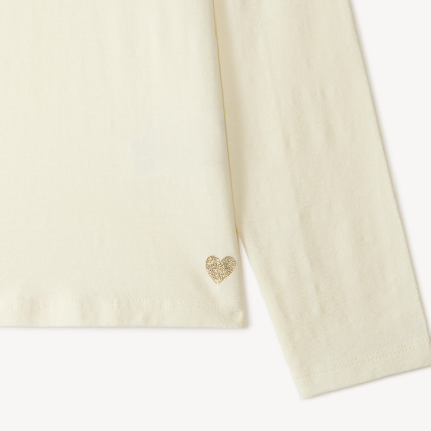 Lot de 3 t-shirts manches longues fille unis 