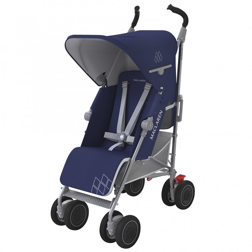 Poussette maclaren bleu marine store