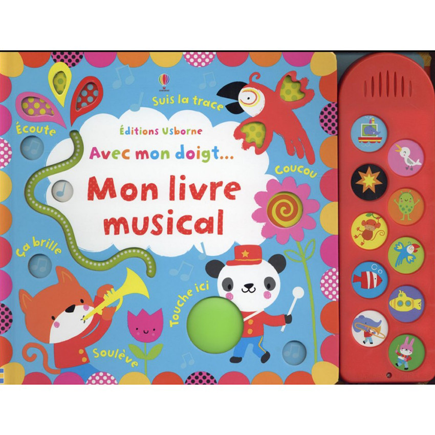 Livre " Avec mon doigt, mon livre musical" Main Livre " Avec mon doigt, mon livre musical"