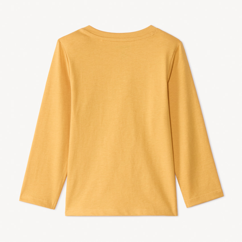 T-shirt manches longues print embossé pour bébé garçon 