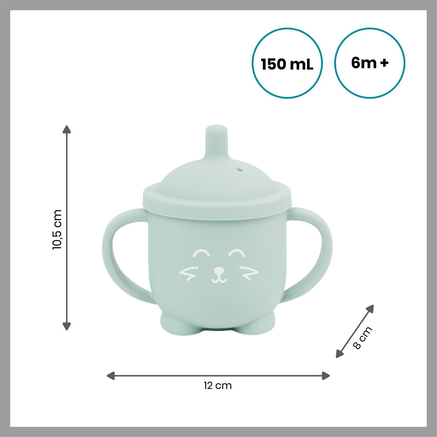 Tasse d'apprentissage - Isy renard - Bleu (Babymoov) - Image 4