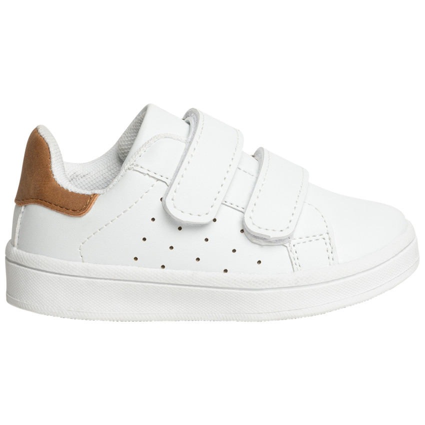 Baskets basses à scratchs pour bébé garçon