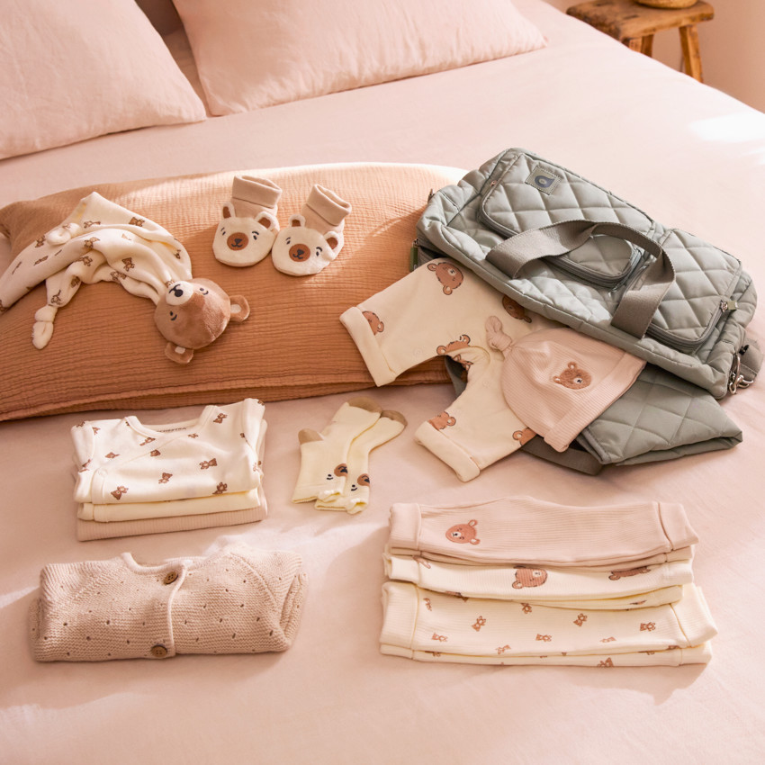 Lot de 2 bodies fantaisie ourson pour bébé  