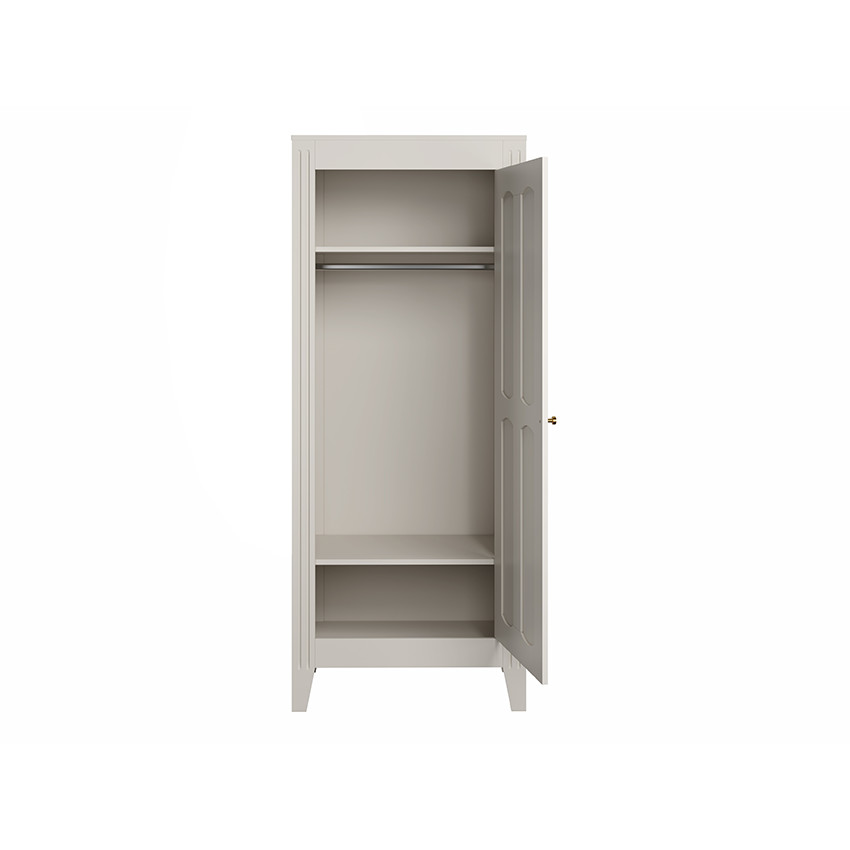Armoire 1 porte Milenne sable-beige  