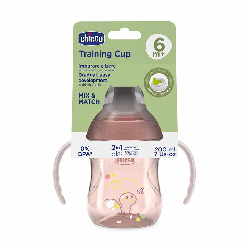 TASSE D'APPRENTISSAGE ROSE 6M+ 