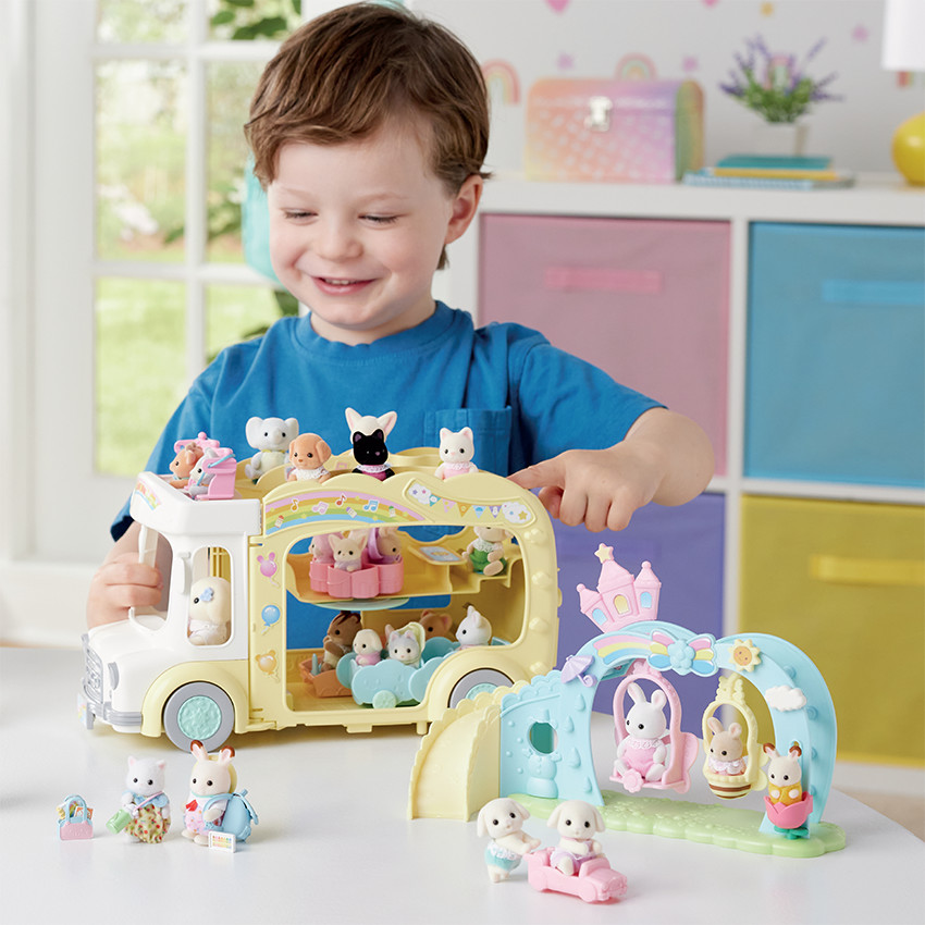L'aire de jeu des bébés + bébé Lapin Crème 