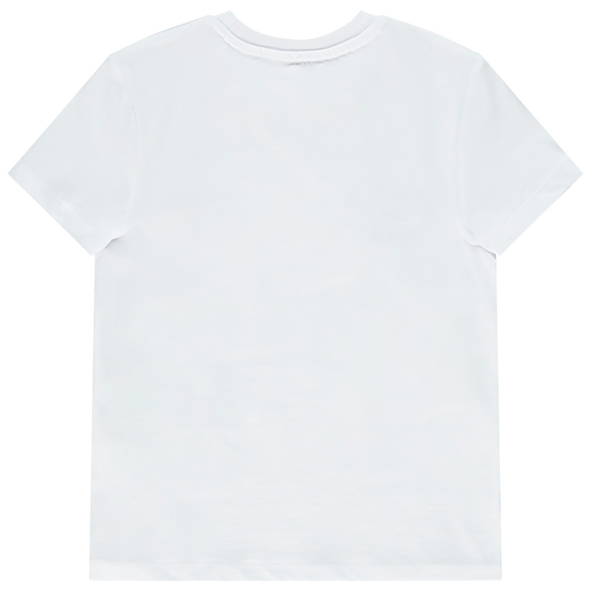 T-shirt manches courtes print et sequins magiques pour garçon 