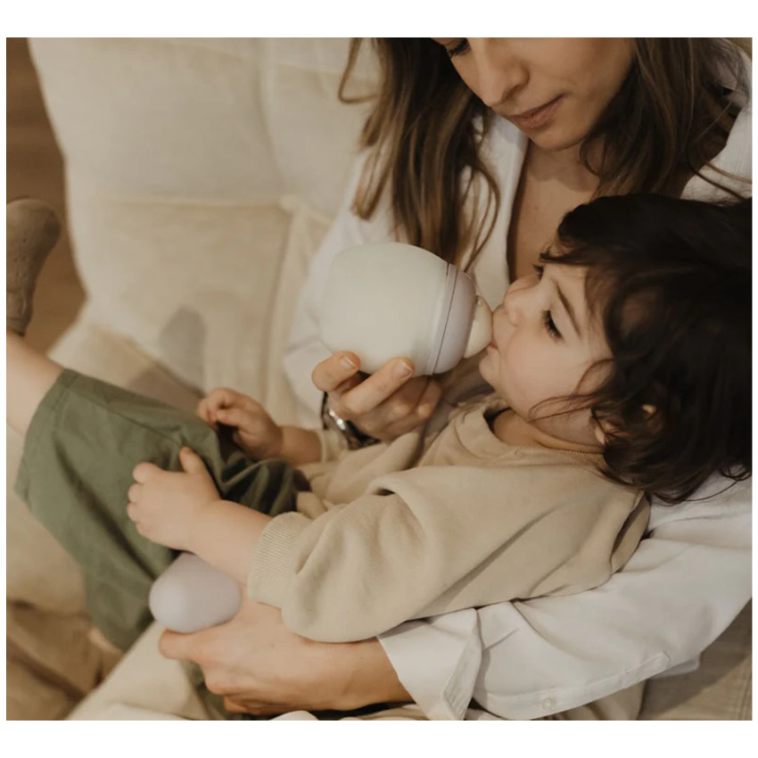 Biberon 330ml anti-colique en silicone Lila  